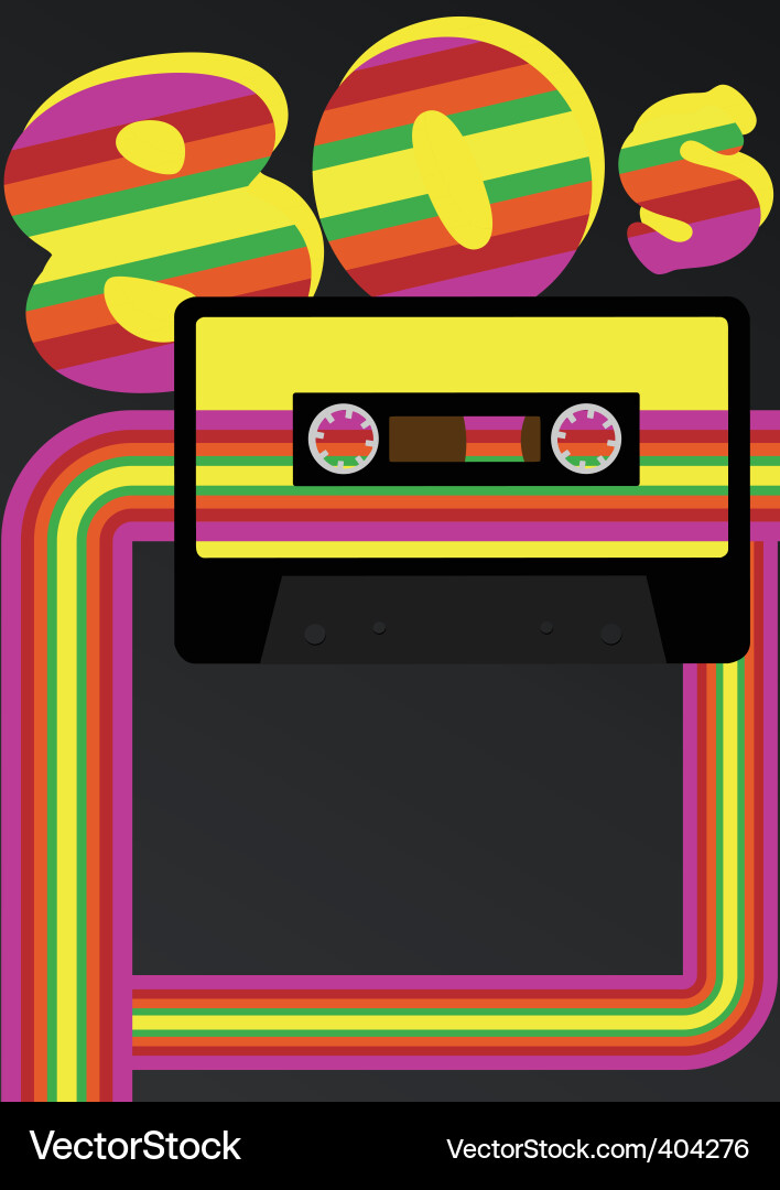 Retro Party Vibes vector image