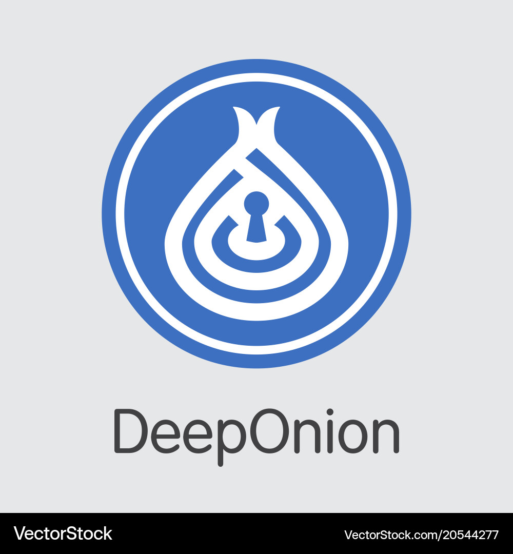DeepOnion Crypto Icon – Royalty-Free Vector | VectorStock