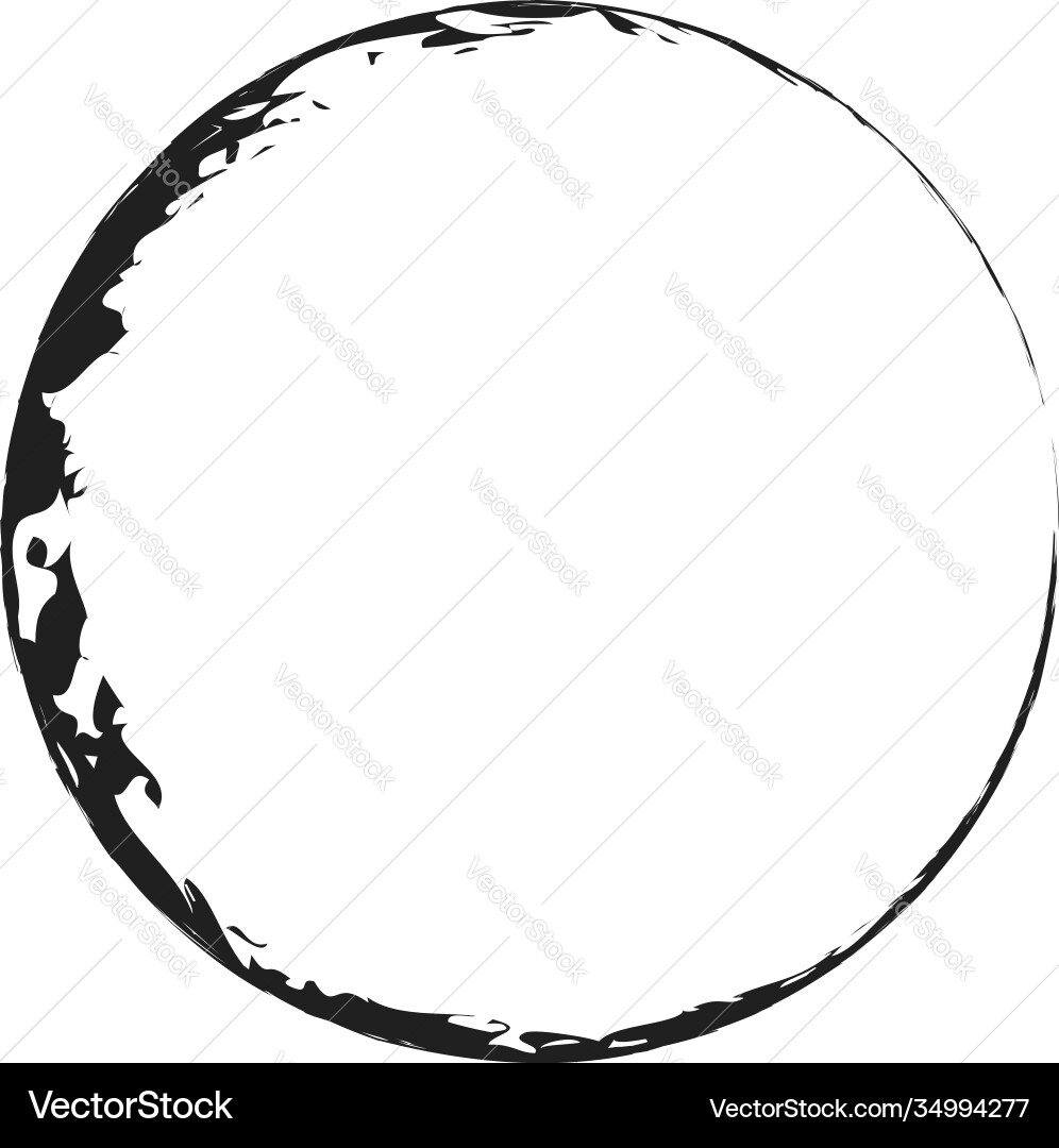 Grungy circle blob blotch Grungy circle blob blotch Vector Image
