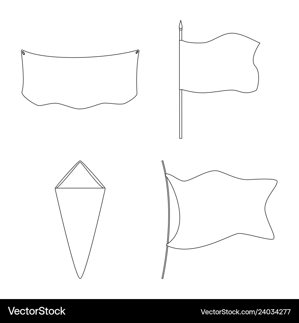 Isolated object of blank and canvas logo Isolated object of blank and canvas logo Vector Image