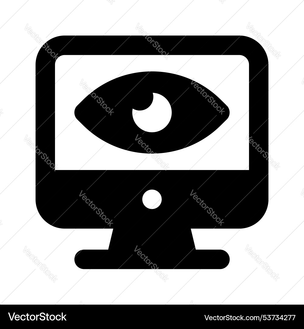 Monitoring Vector Image