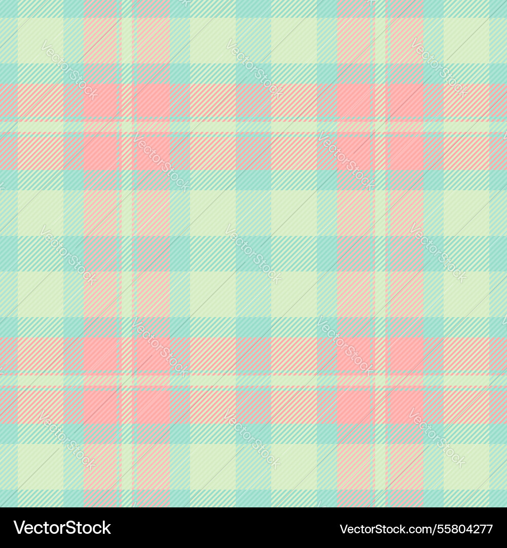 Pastel plaid pattern soft subtle colors create Vector Image