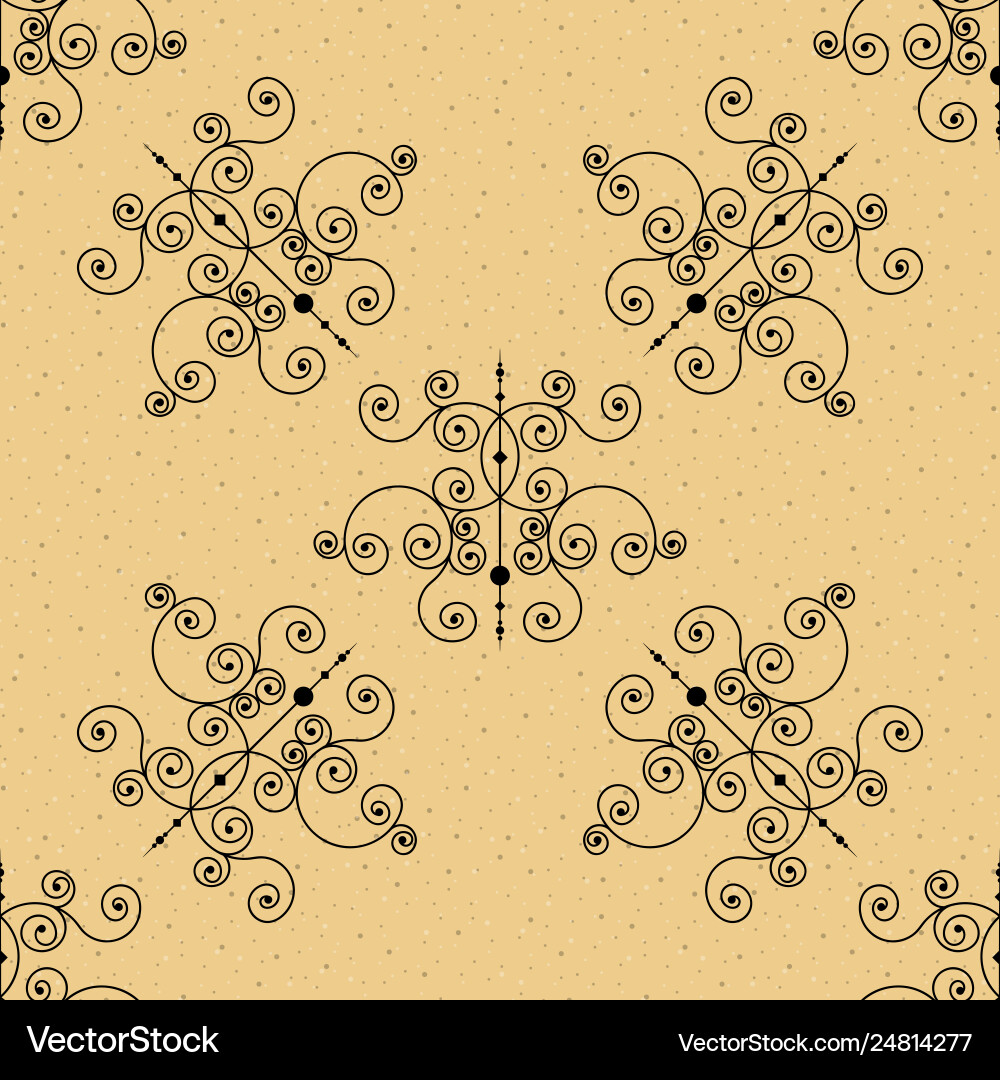 Seamless pattern or forged elements modern style Seamless pattern or forged elements modern style vector image