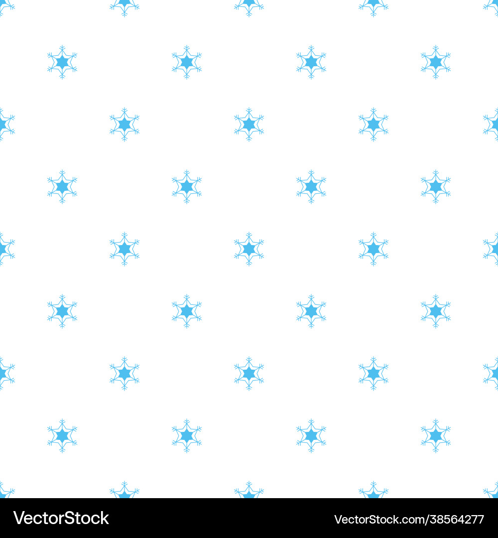 Seamless pattern with snowflakes Seamless pattern with snowflakes vector image