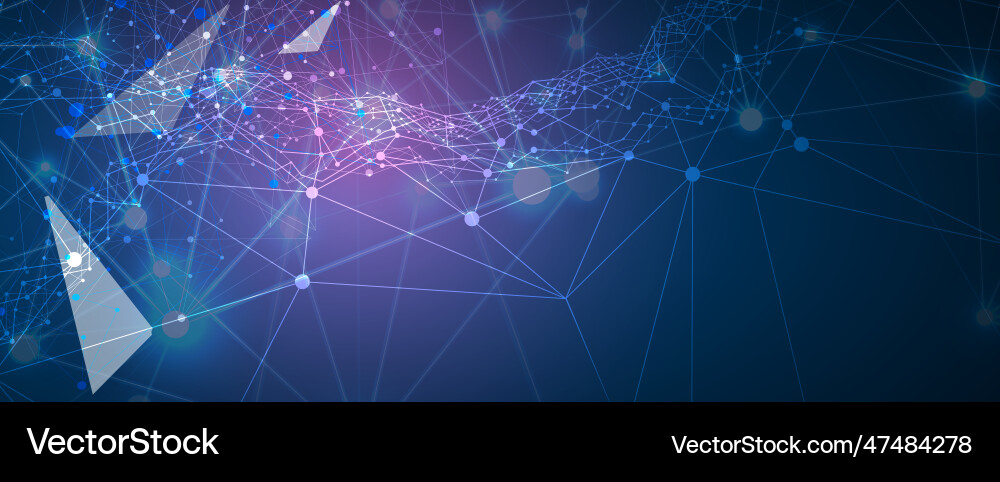 A neural network is type of computer system Vector Image