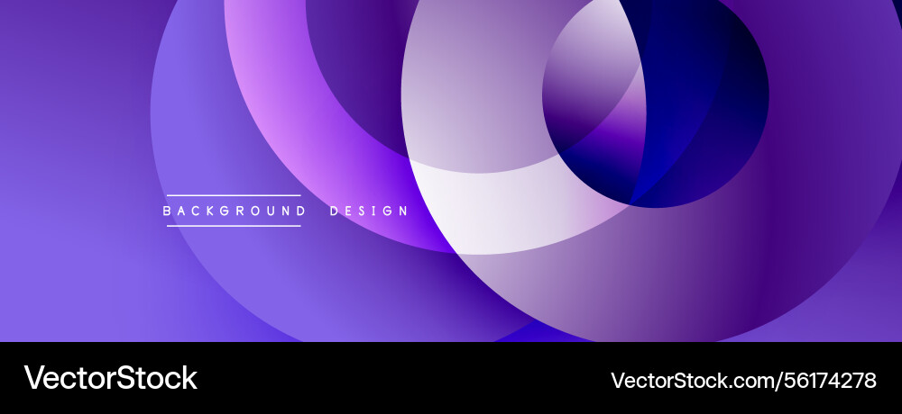 Abstract purple design overlapping circles create Abstract purple design overlapping circles create vector image