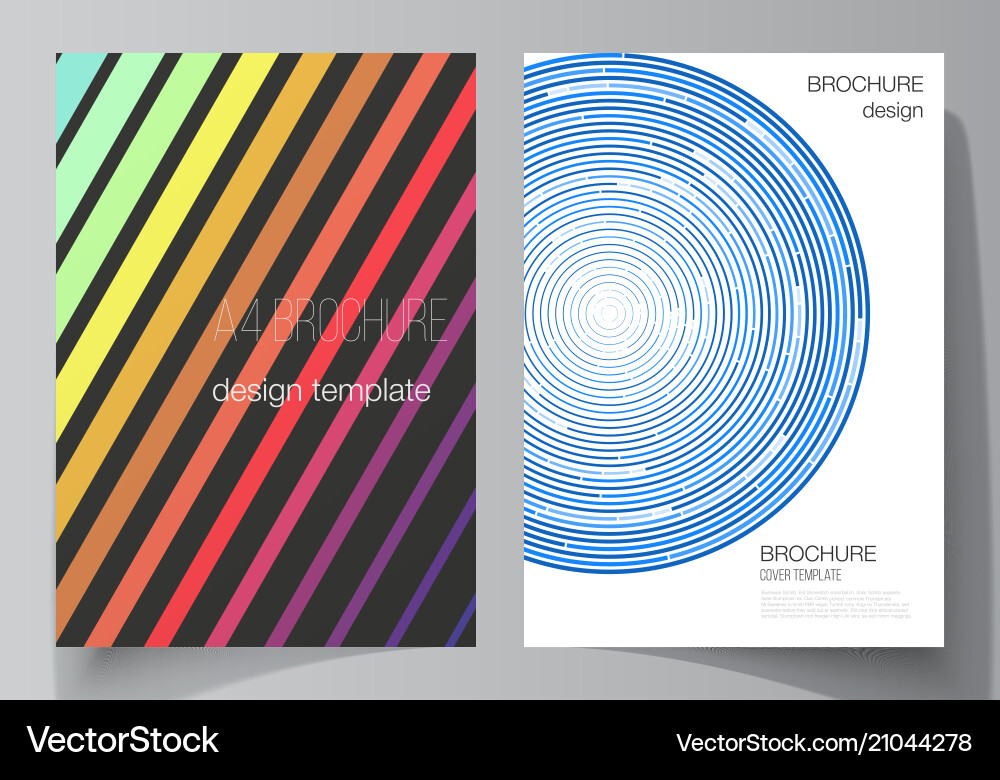 The layout of a4 format vector image