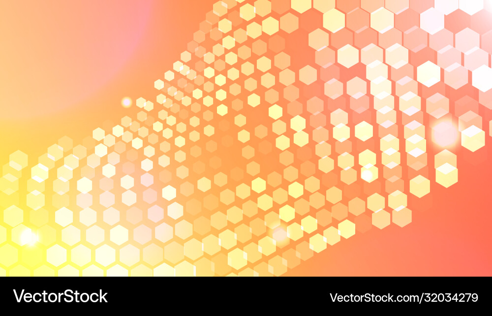 Hexagon abstract gradient background random Hexagon abstract gradient background random vector image