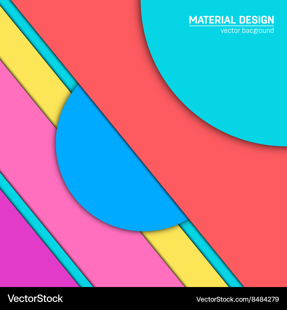 Material design background abstract vector image