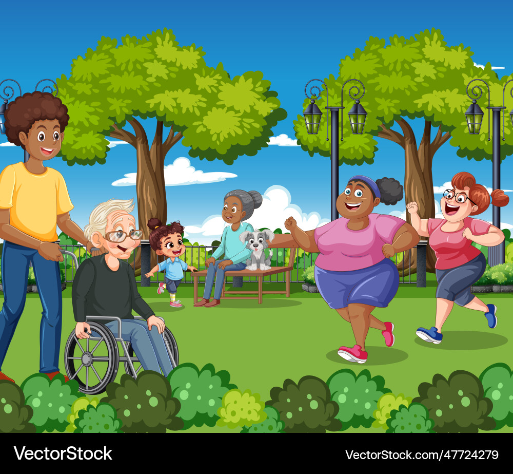 People with different gender age and race People with different gender age and race vector image