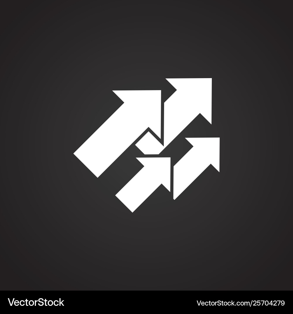 Performance icon on background for graphic and web Vector Image