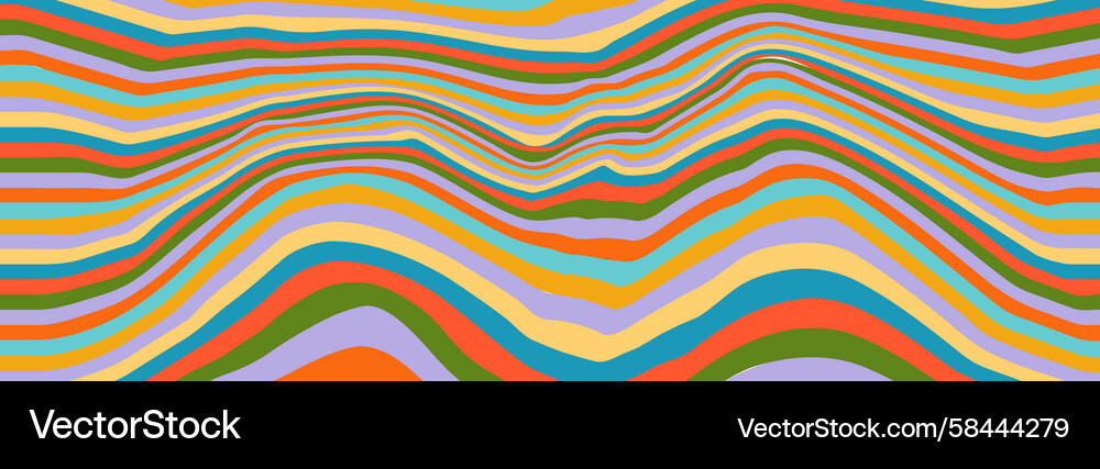 Retro Wave Motion Royalty Free Vector Image - VectorStock