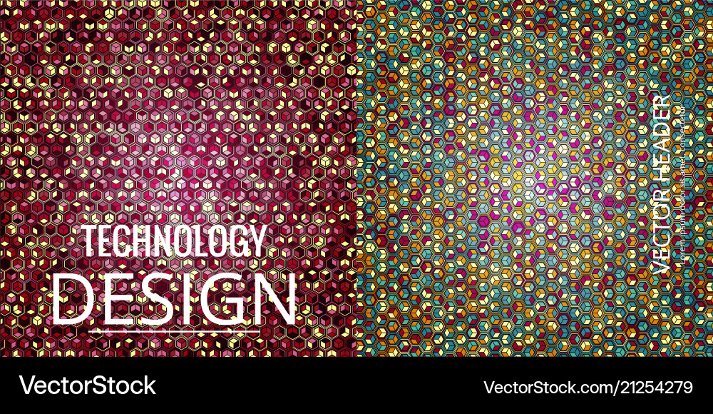 Set of geometric pattern abstract background Set of geometric pattern abstract background vector image