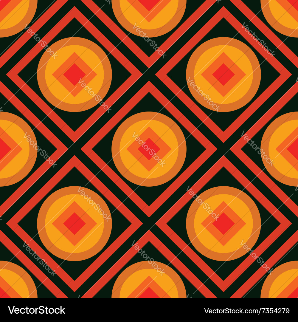 Simple brown background with rombs Royalty Free Vector Image