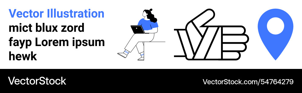 Working remotely engaging interfaces efficient Working remotely engaging interfaces efficient vector image