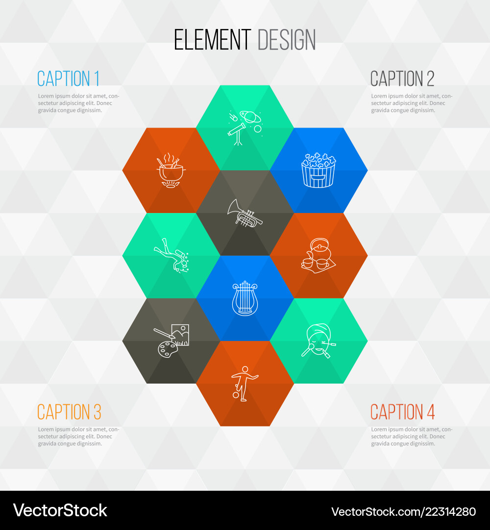 Entertainment icons line style set with make up Entertainment icons line style set with make up vector image