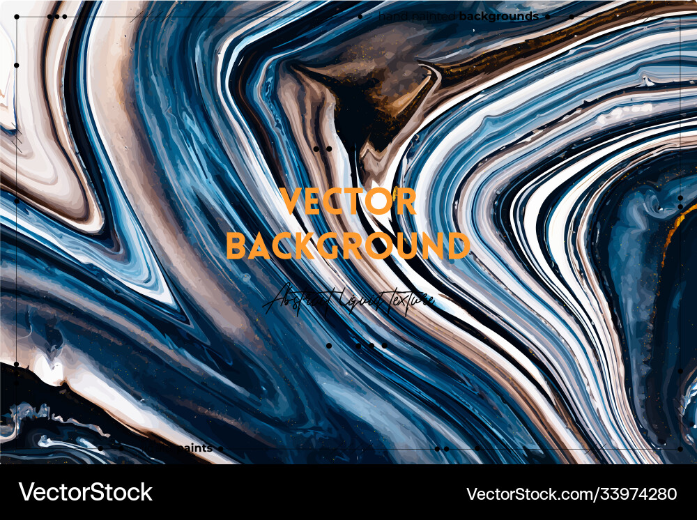 Fluid Art Backdrop - Abstract Texture vector image