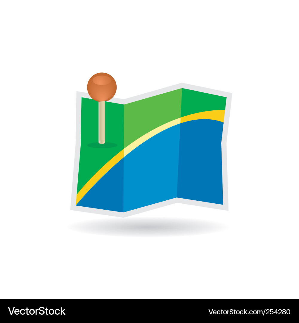 Navigation Pointer Icon vector image