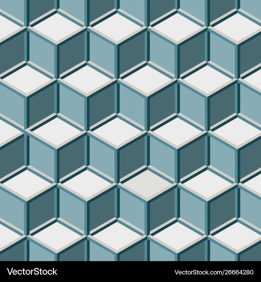 Poster with block chain shapes Poster with block chain shapes vector image