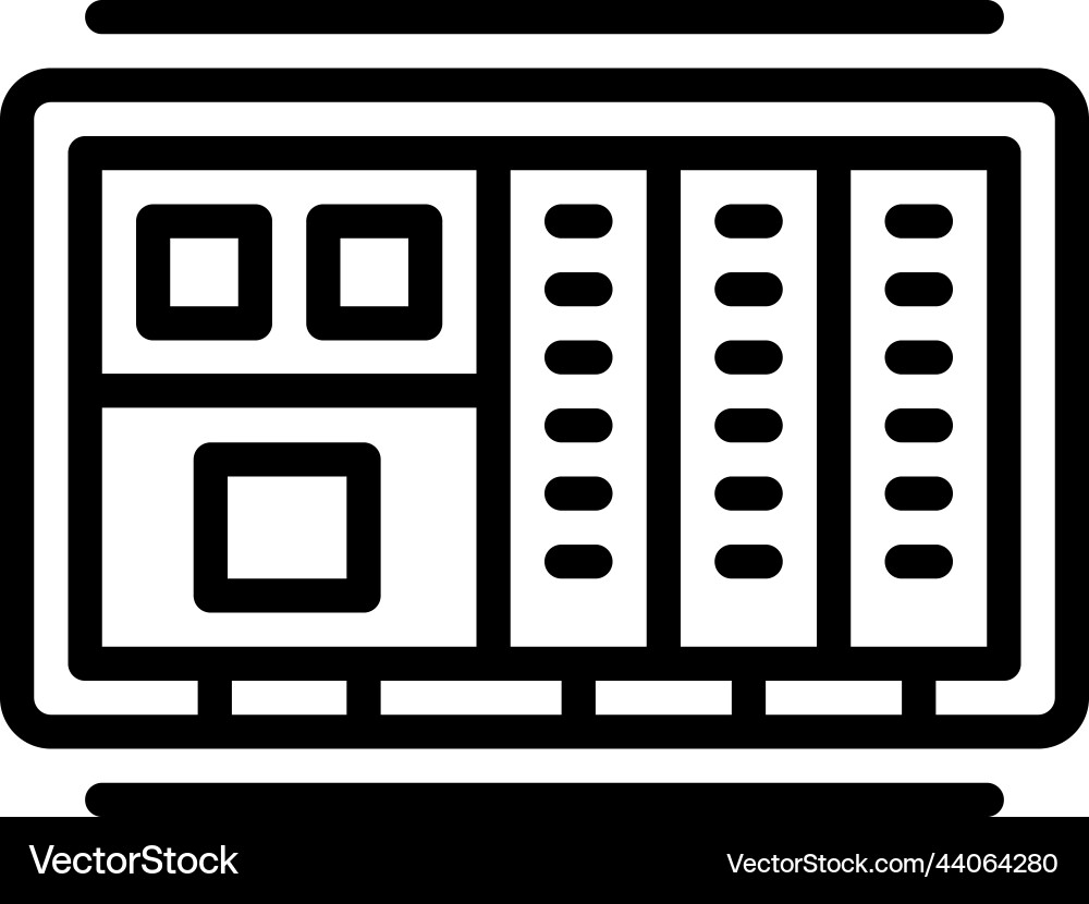 Programmable Logic Controller Vector Image