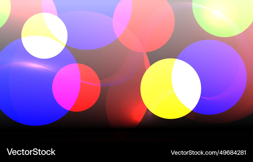 Abstract circle color gradient light and line Abstract circle color gradient light and line Vector Image