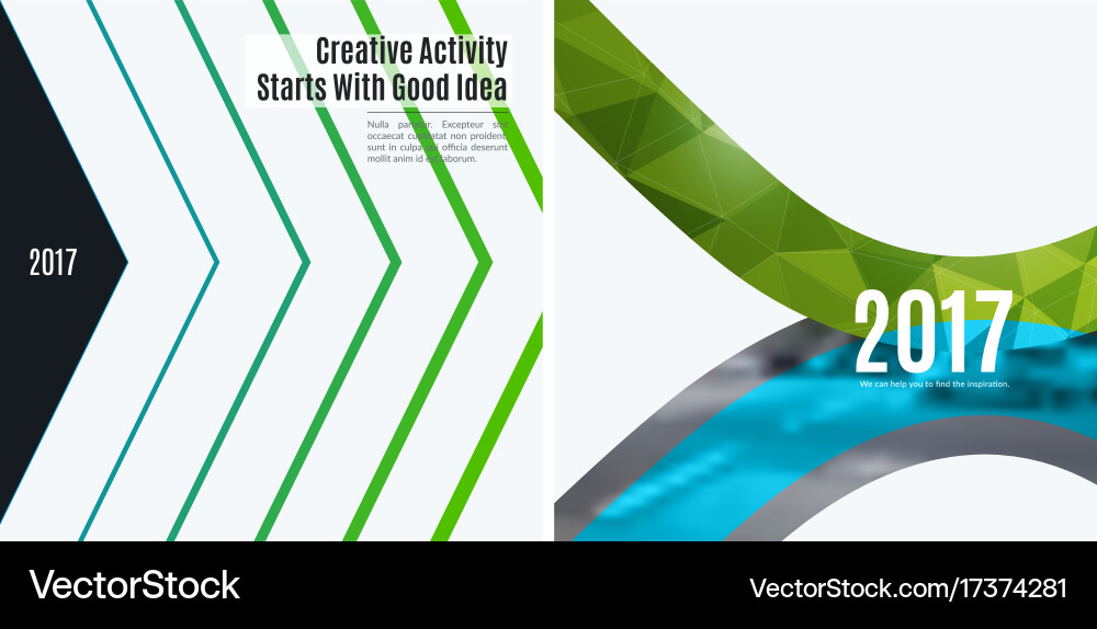Abstract design elements for graphic layout Vector Image
