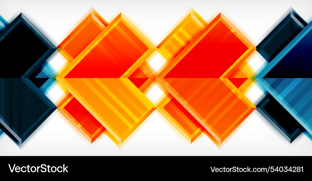 Arrow symbols created with 3d effects and line Vector Image