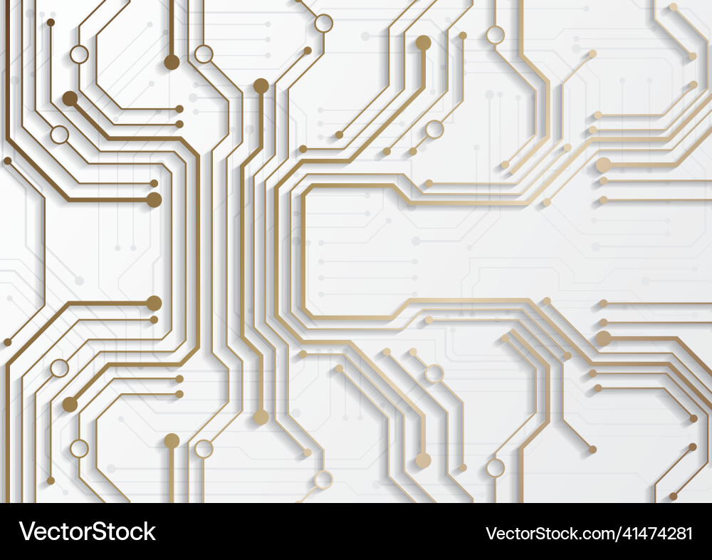 Circuit technology background with hi-tech digital Circuit technology background with hi-tech digital vector image