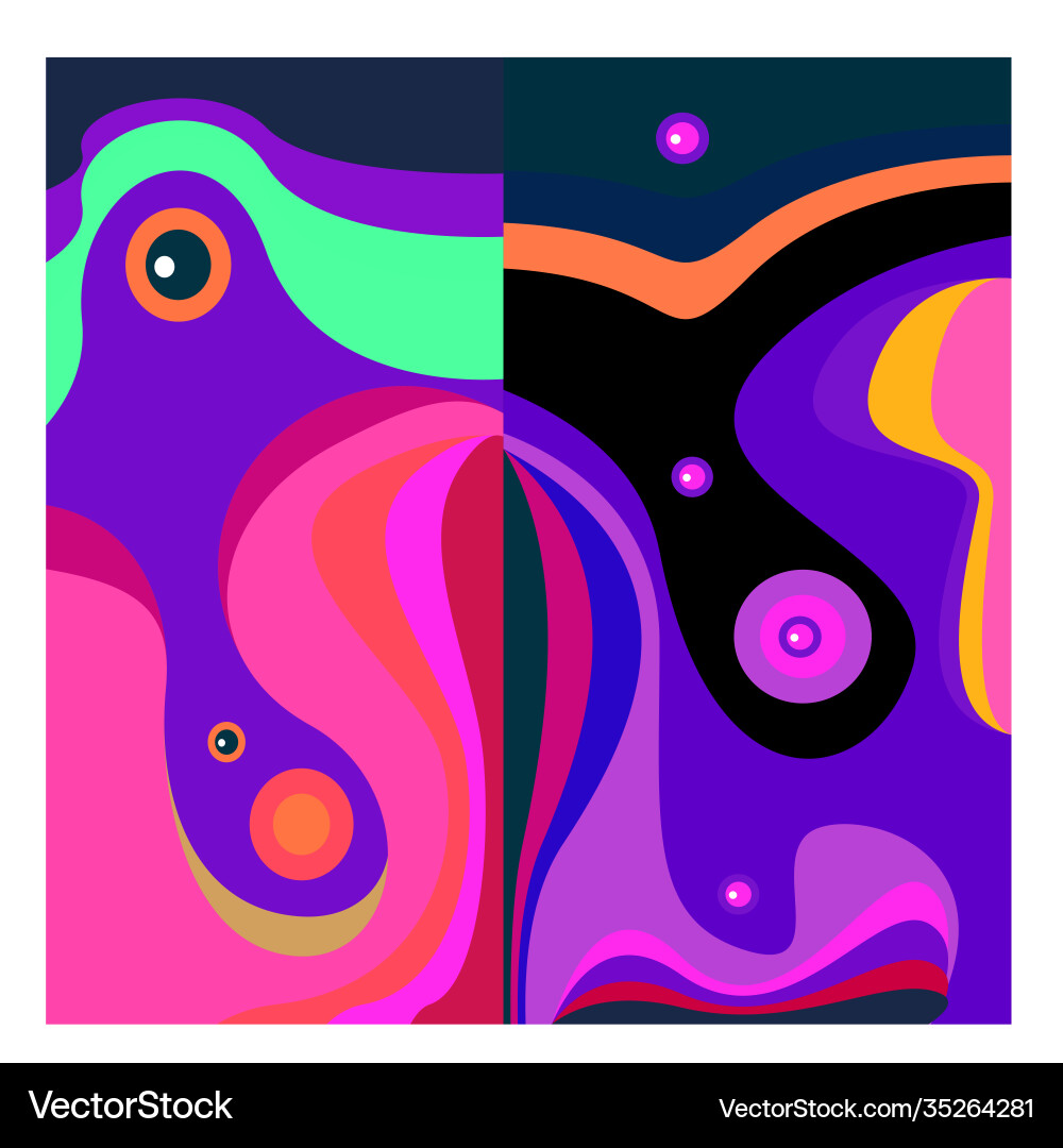 Colorful geometric and curve background pattern Colorful geometric and curve background pattern Vector Image