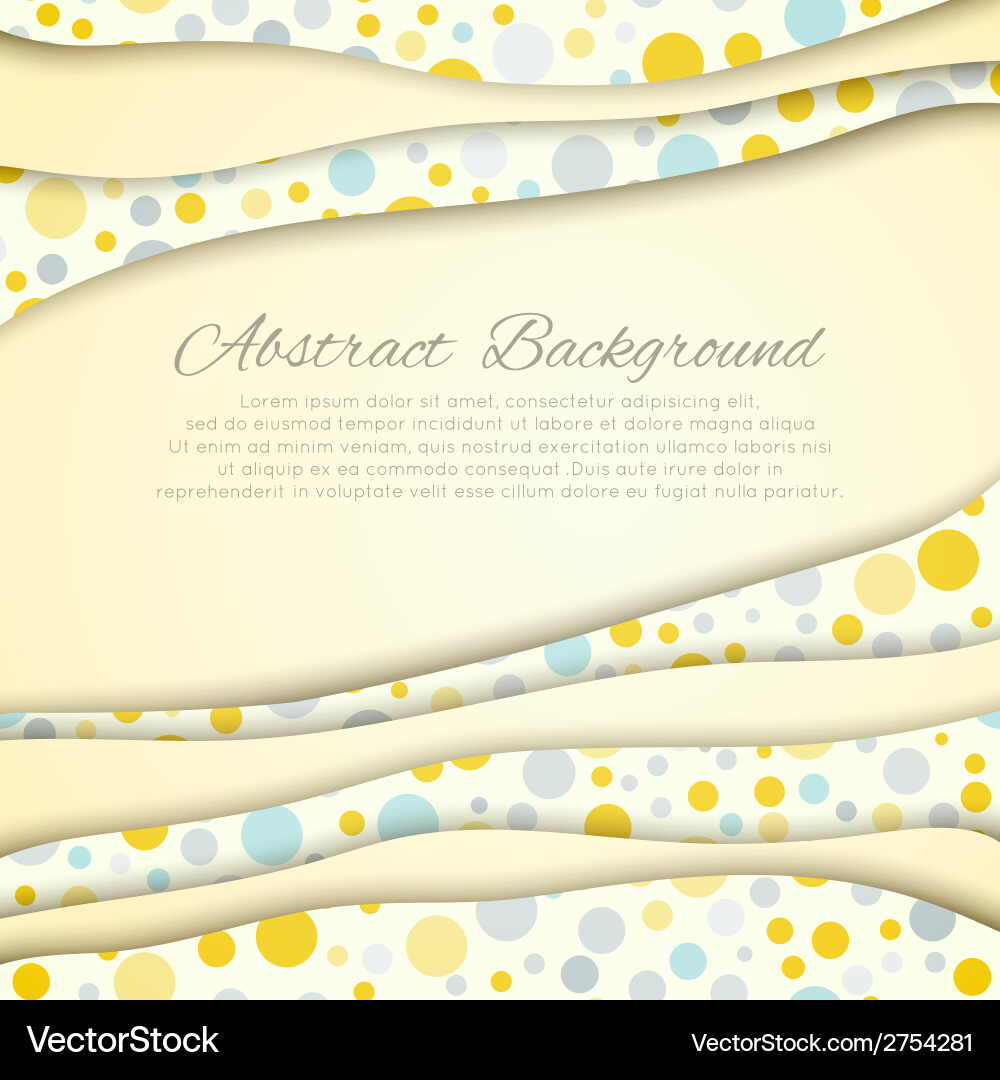 Polka dot seamless pattern with place for text vector image