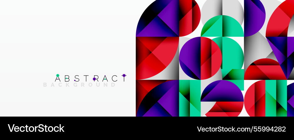 Abstract geometric design with intersecting Abstract geometric design with intersecting Vector Image
