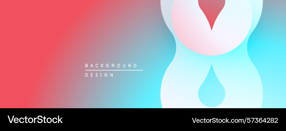 Abstract gradient background soft shapes overlap Abstract gradient background soft shapes overlap Vector Image