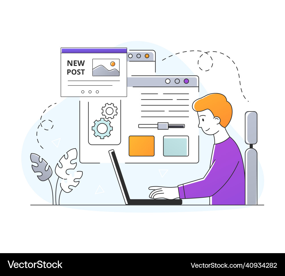 Concept of copy optimization Concept of copy optimization vector image