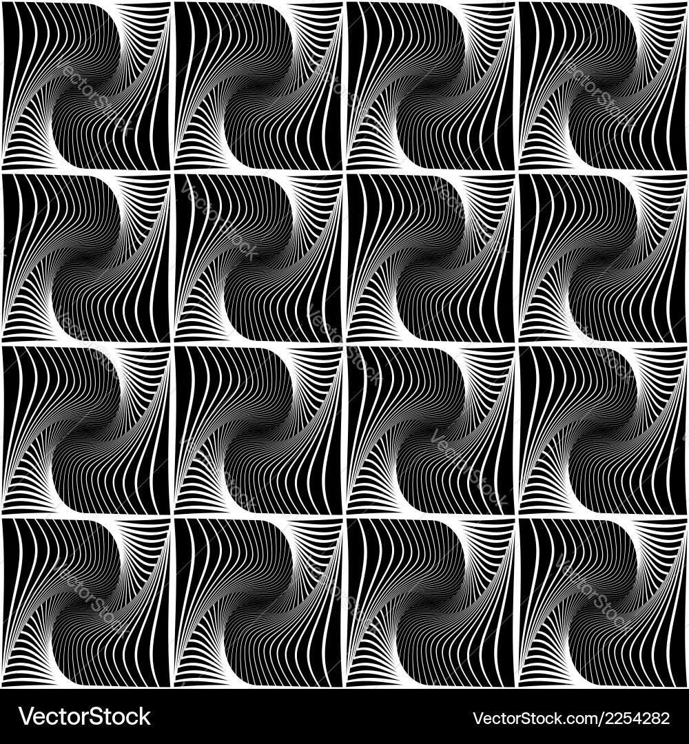 Design seamless wave geometric pattern Vector Image