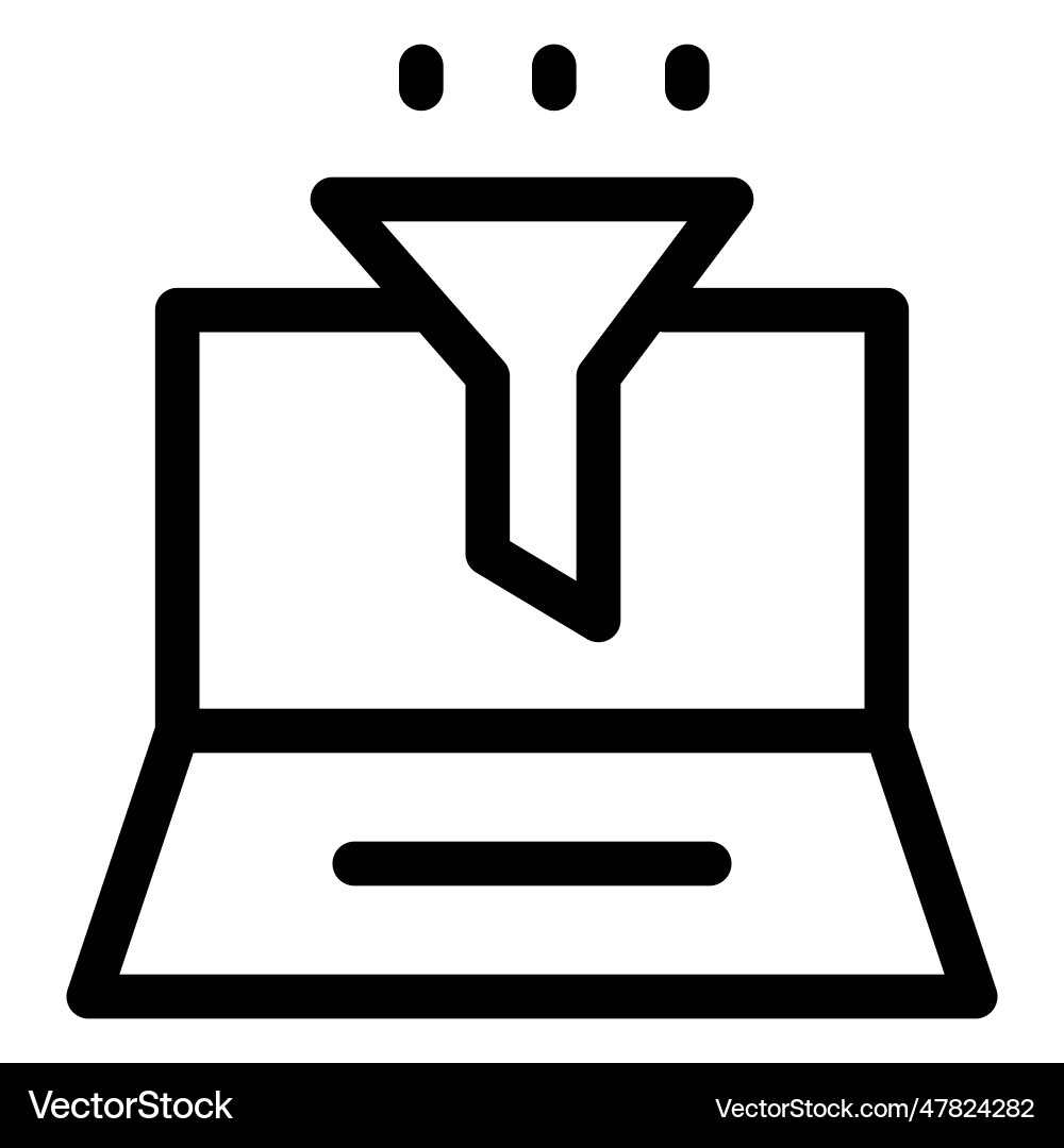 Filter a software program installed in system Vector Image