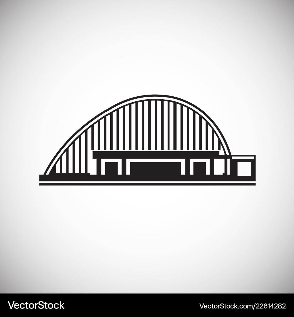 Modern architecture building on white background Modern architecture building on white background vector image