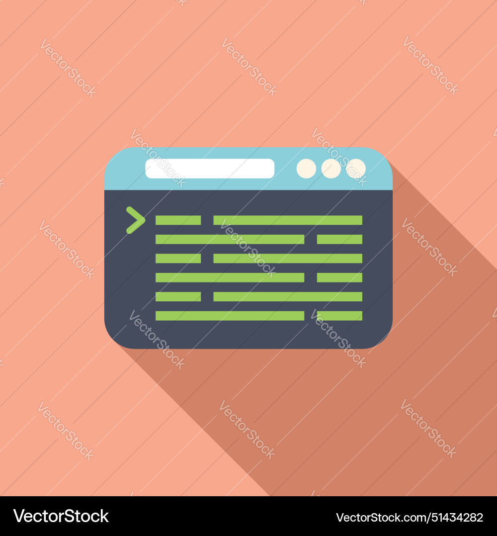 Modern flat design concept of web development vector image