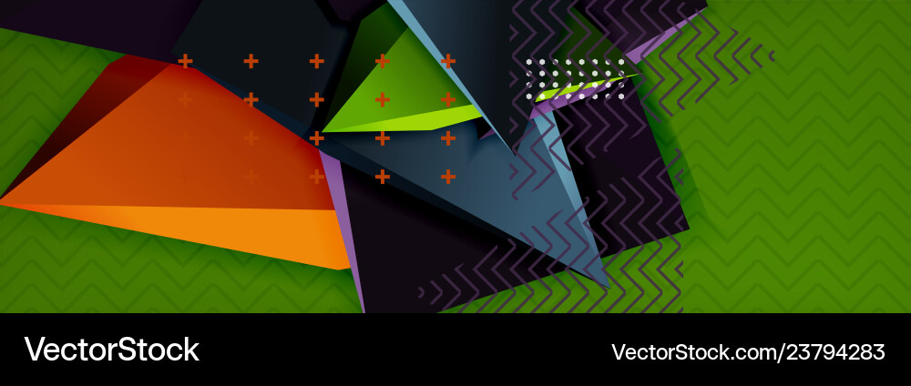 3d triangular minimal abstract background 3d triangular minimal abstract background vector image
