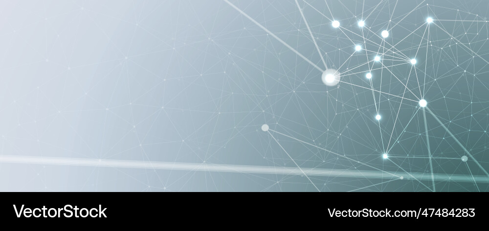 A neural network is type of computer system Vector Image