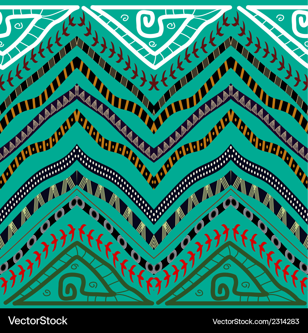 Abstract seamless pattern in ethnic style stock vector image