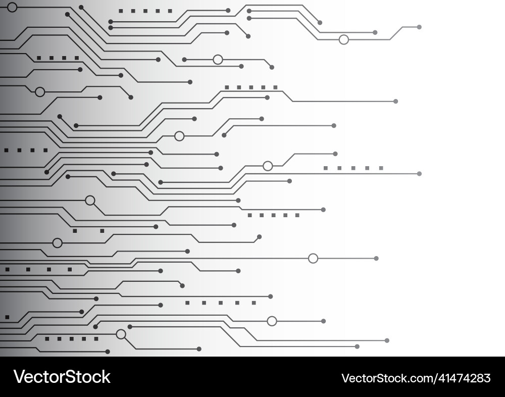 Circuit technology background with hi-tech digital Circuit technology background with hi-tech digital vector image
