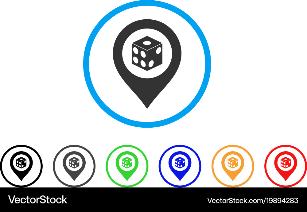 Würfelplanze Symbol vektorbild