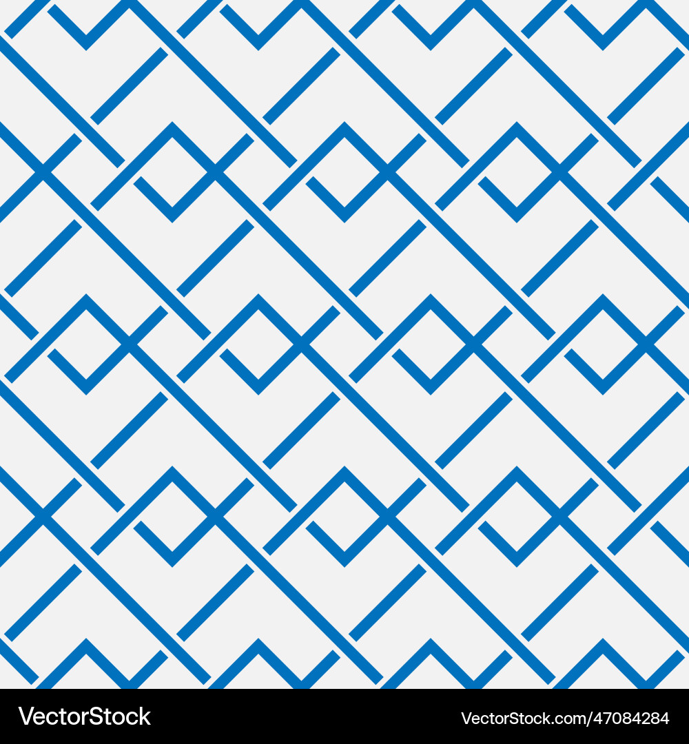 Abstract repeating seamless geometric pattern Vector Image