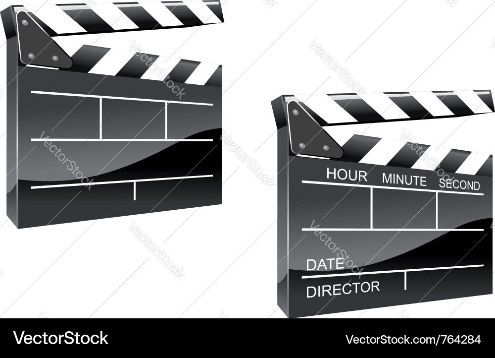 Clapper Board Icon Vector Image