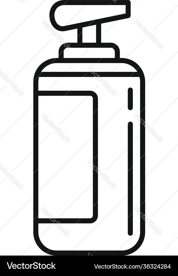 Cream dispenser icon outline style Cream dispenser icon outline style vector image