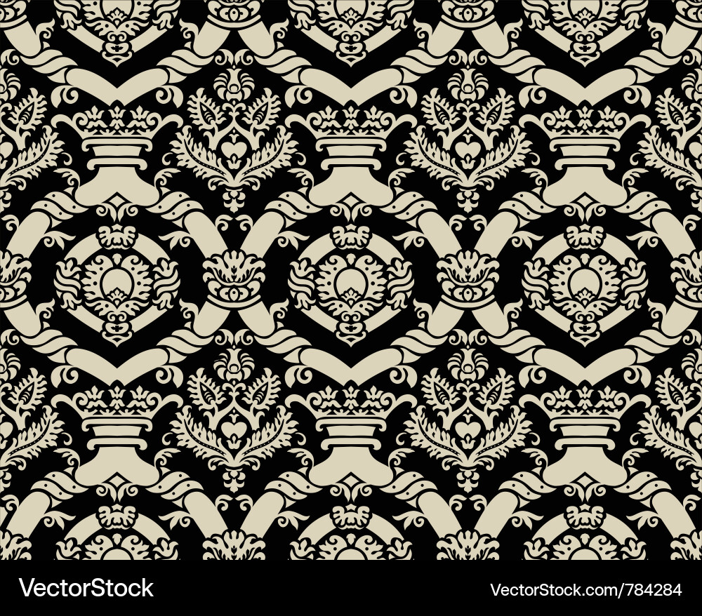 Damask pattern Vector Image