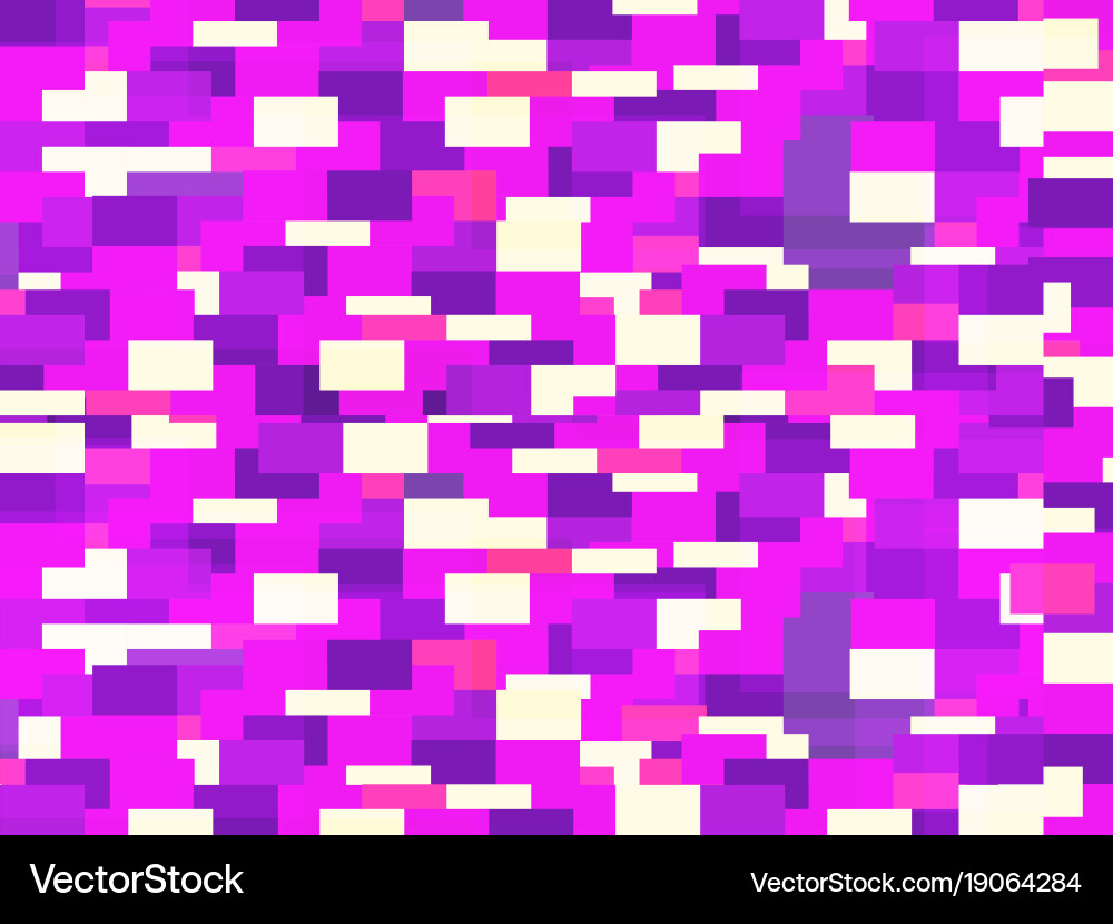 Glitch background signal error pixel mosaic Vector Image