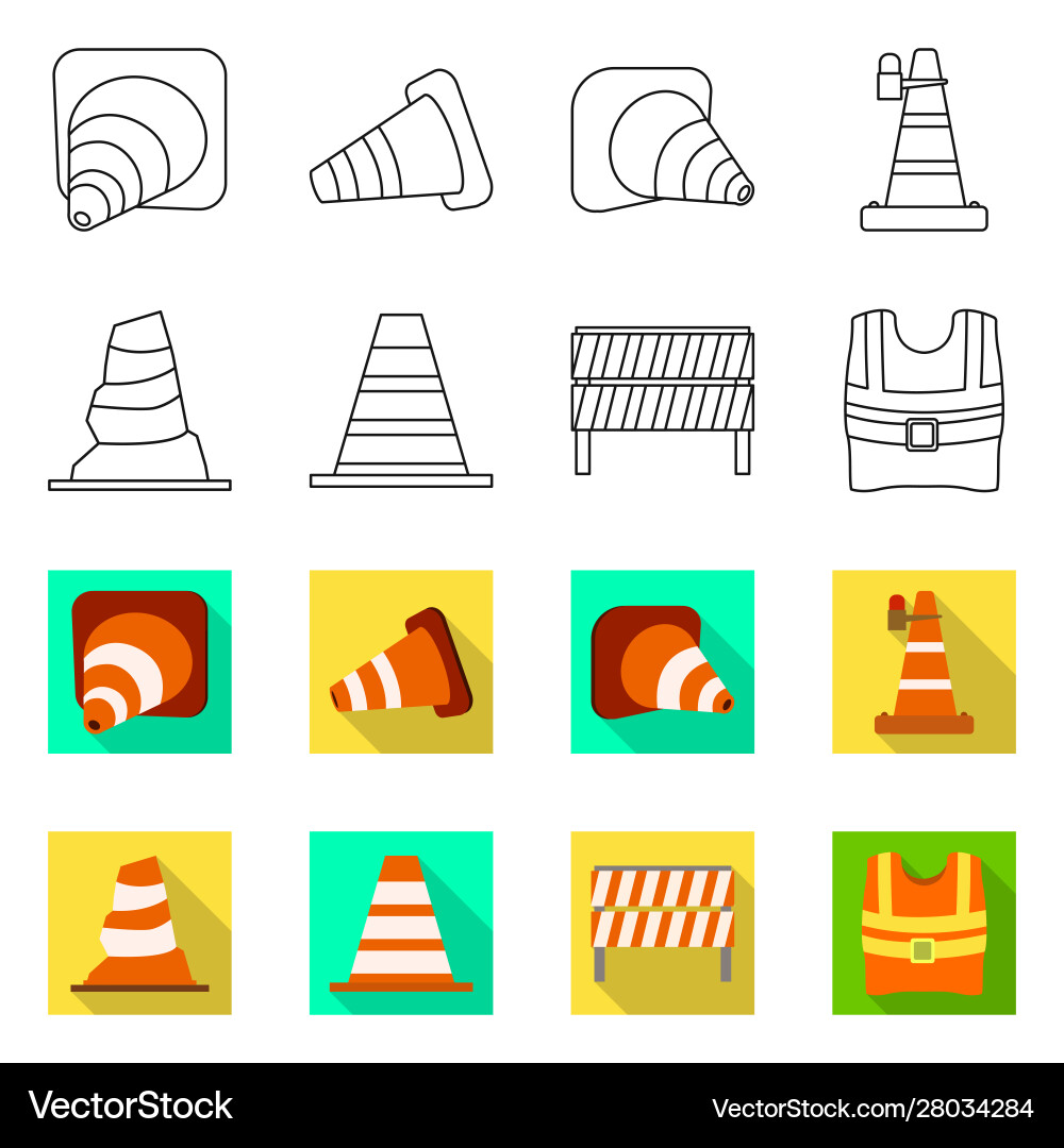 Isolated object obstacle and transportation Isolated object obstacle and transportation vector image