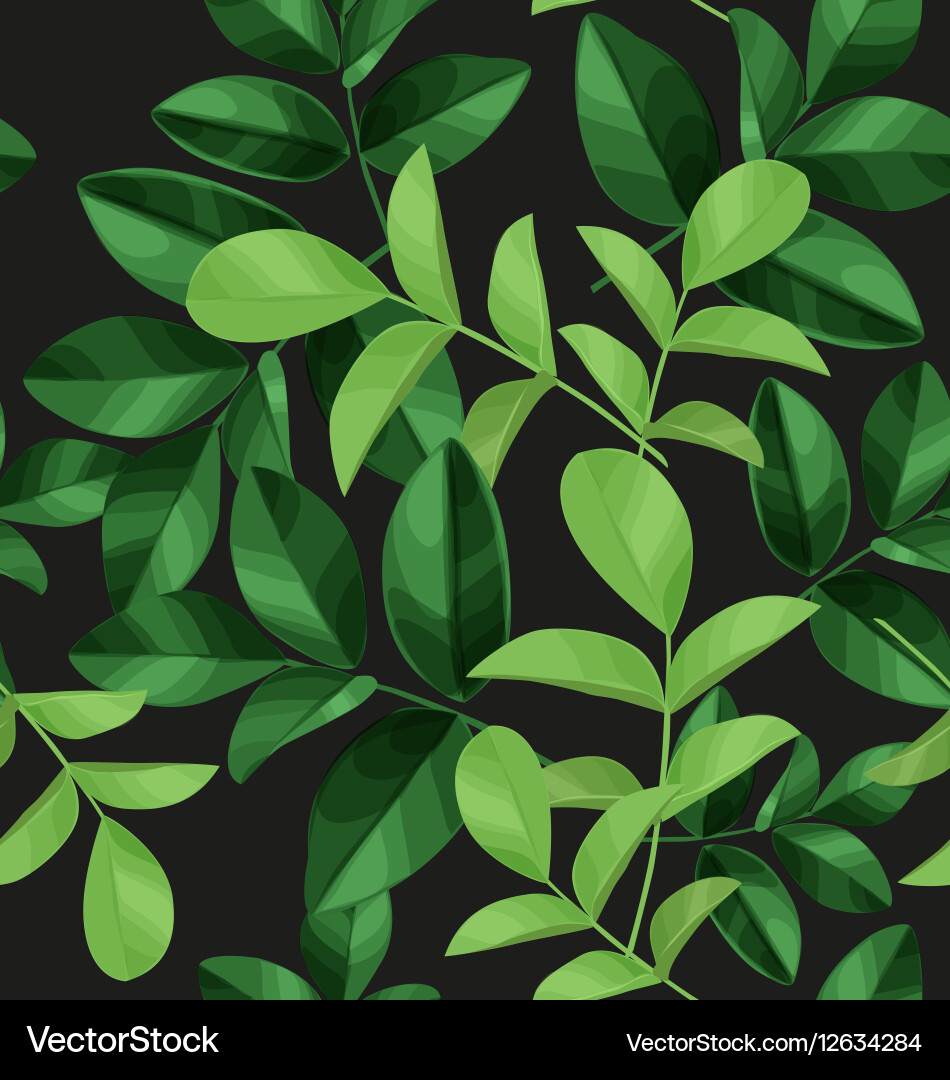 Leaf Pattern Background vector image