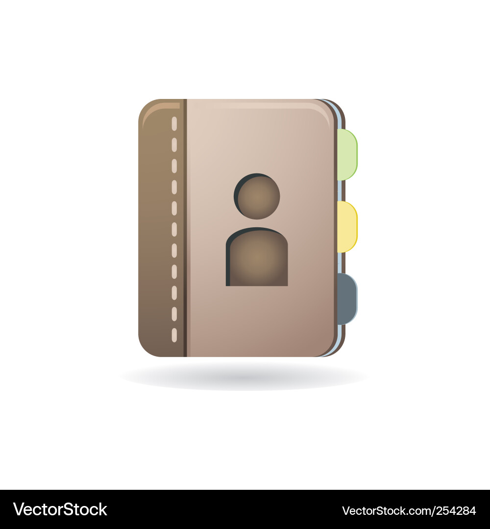 Notebook vector image